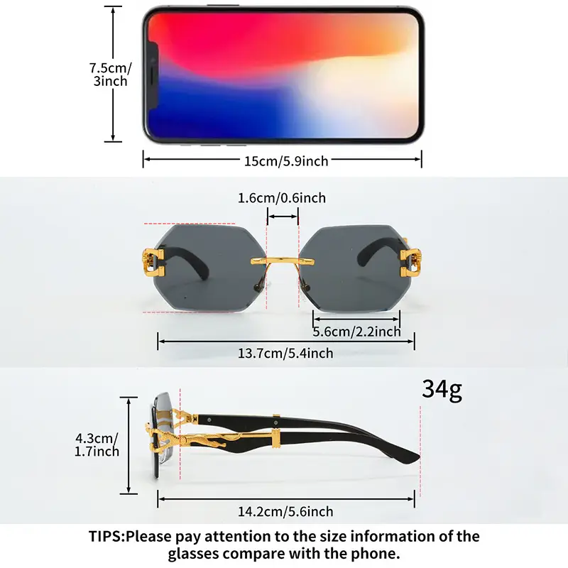 Leopard Head Sunglasses European American Fashion Retro Trendy — feature 13