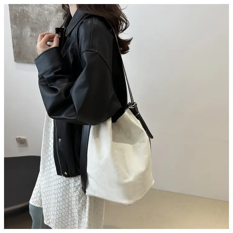 Women's Korean Style Blue Denim Shoulder Bag 2024 — feature 11