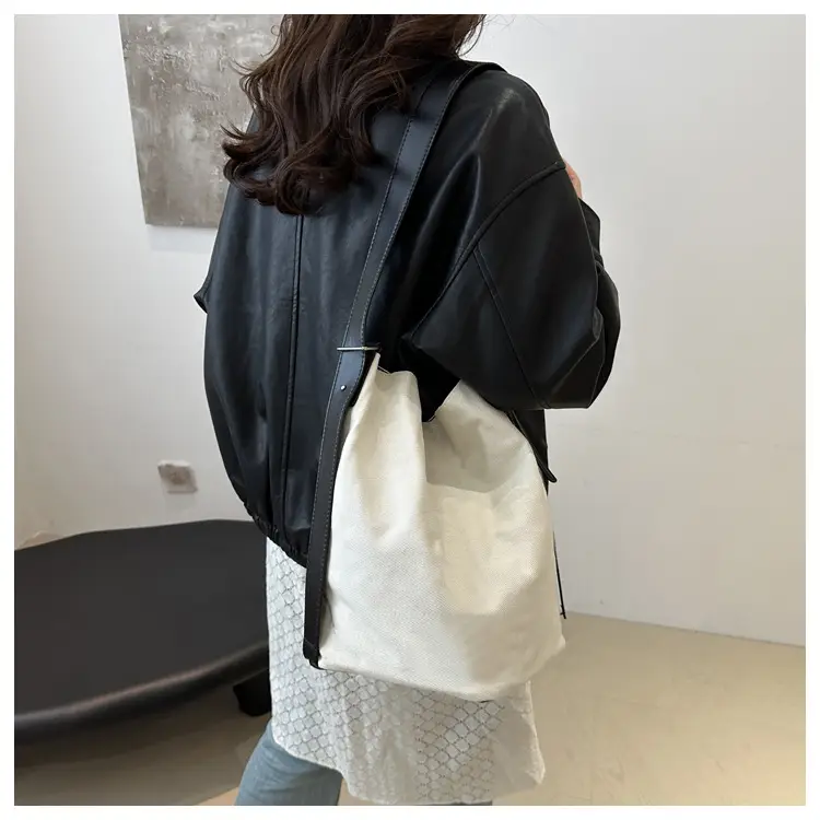 Women's Korean Style Blue Denim Shoulder Bag 2024 — feature 13
