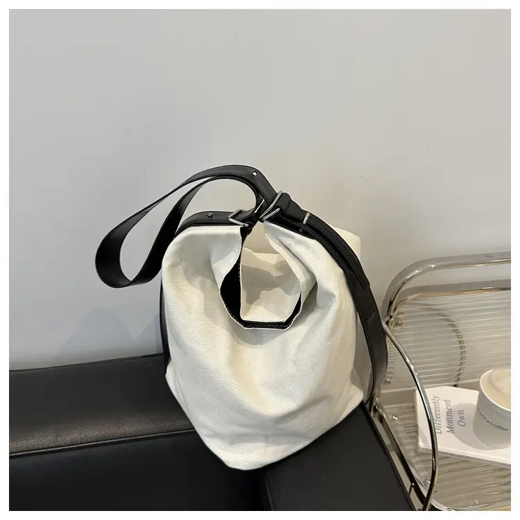 Women's Korean Style Blue Denim Shoulder Bag 2024