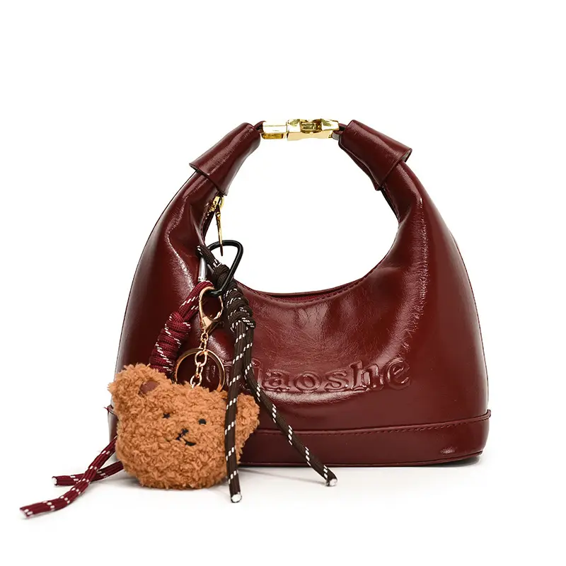 Vintage Black Square Shoulder Bag for Women 2024 - Image 3