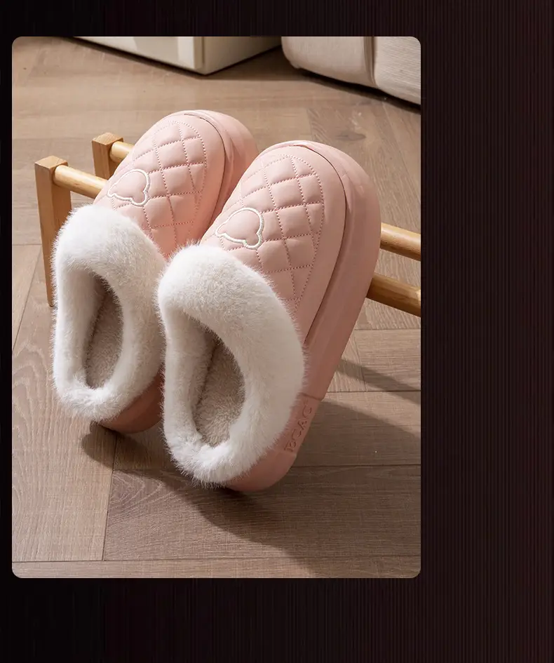 Women Warm Cotton Slippers Winter Indoor Non-Slip — feature 15