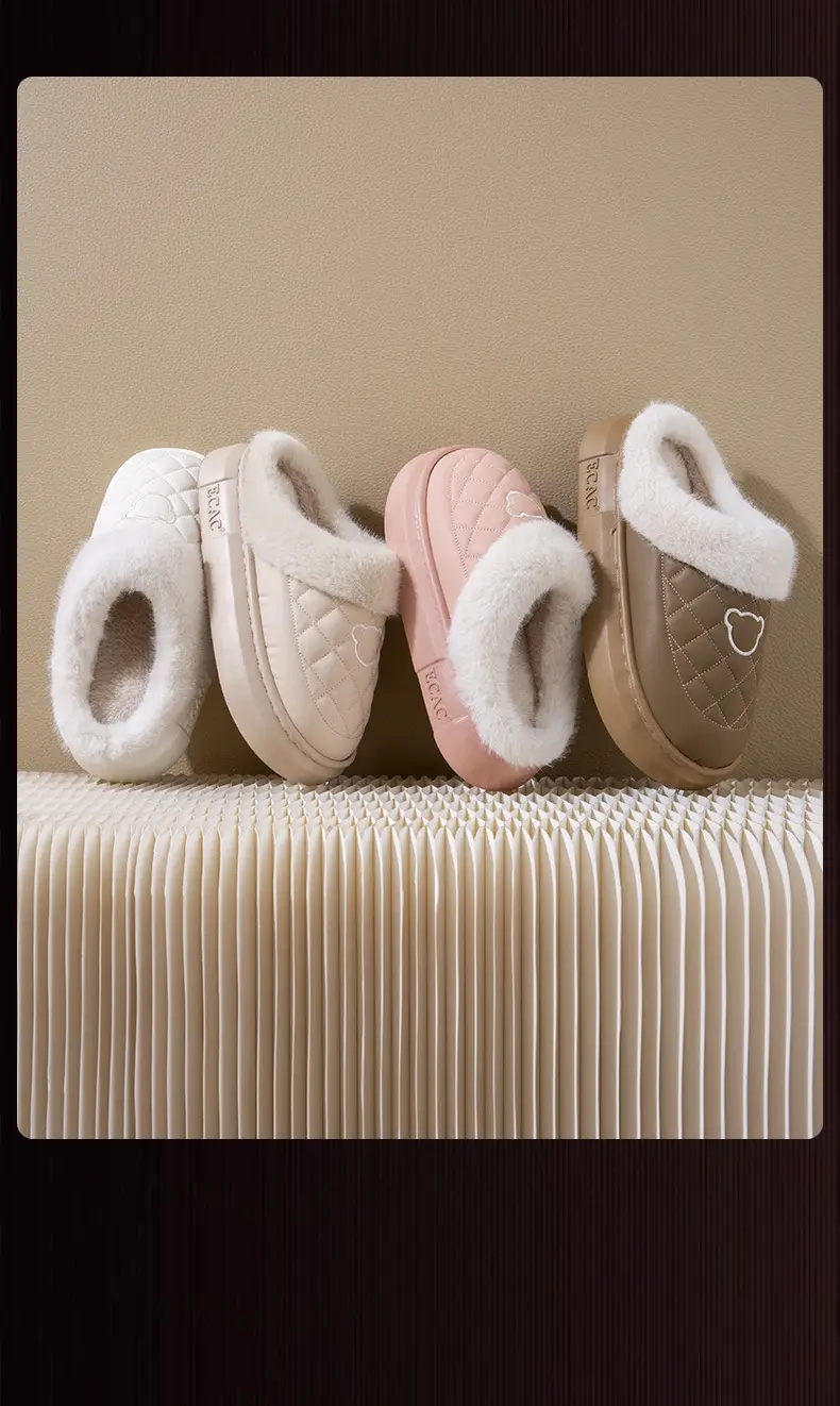 Women Warm Cotton Slippers Winter Indoor Non-Slip — feature 18