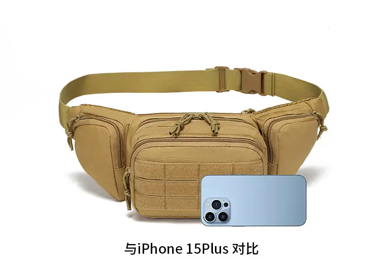 Outdoor Waist Bag Green Multi-Use Tactical Bag — feature 16