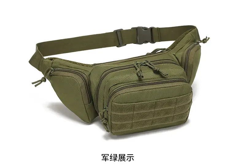 Outdoor Waist Bag Green Multi-Use Tactical Bag — feature 9