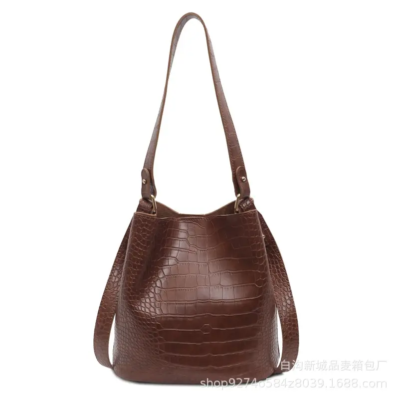 Large Fish Skin Bucket Bag for Women 2026 - Image 8
