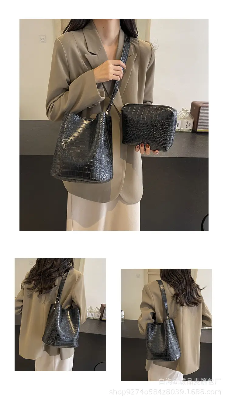 Large Fish Skin Bucket Bag for Women 2026 — feature 11