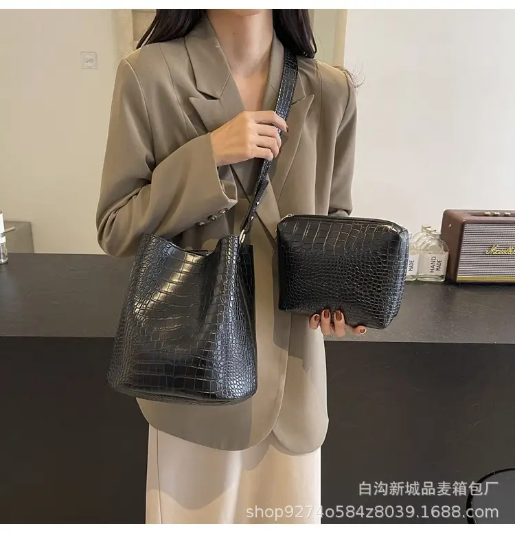 Large Fish Skin Bucket Bag for Women 2026 — feature 15