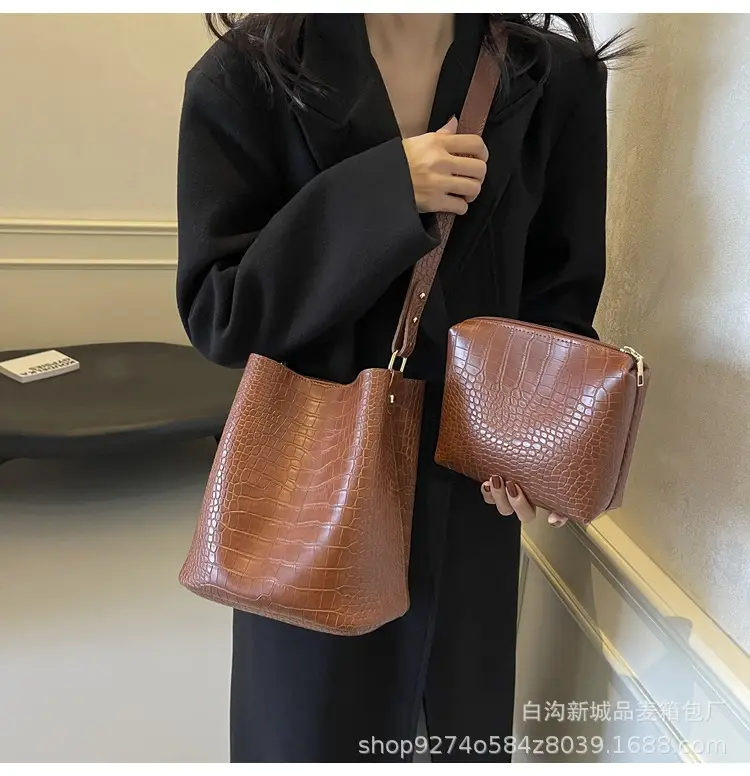 Large Fish Skin Bucket Bag for Women 2026 — feature 18