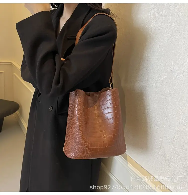Large Fish Skin Bucket Bag for Women 2026 — feature 19