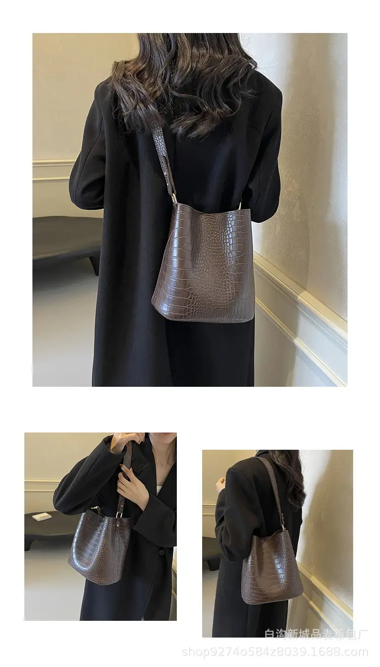 Large Fish Skin Bucket Bag for Women 2026 — feature 9