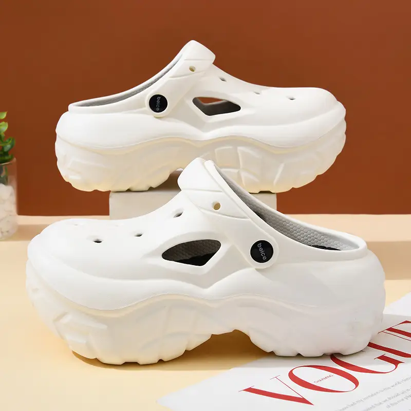 White High-End Women's EVA Sandals Summer - Image 9