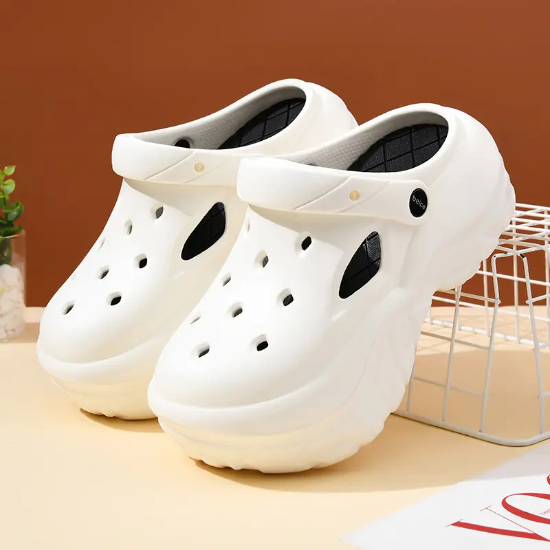 White High-End Women's EVA Sandals Summer - Image 2