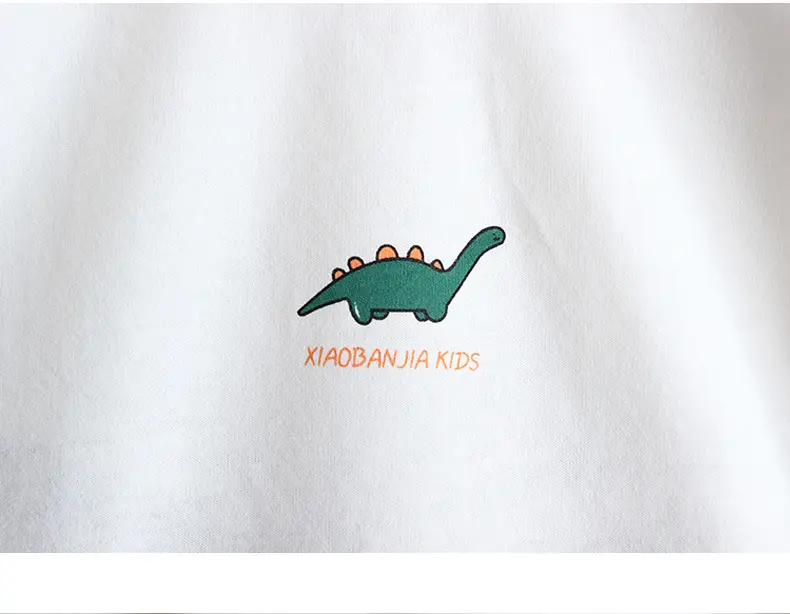 White Long Sleeve T-Shirt for Boys Spring Autumn 2024 — feature 5