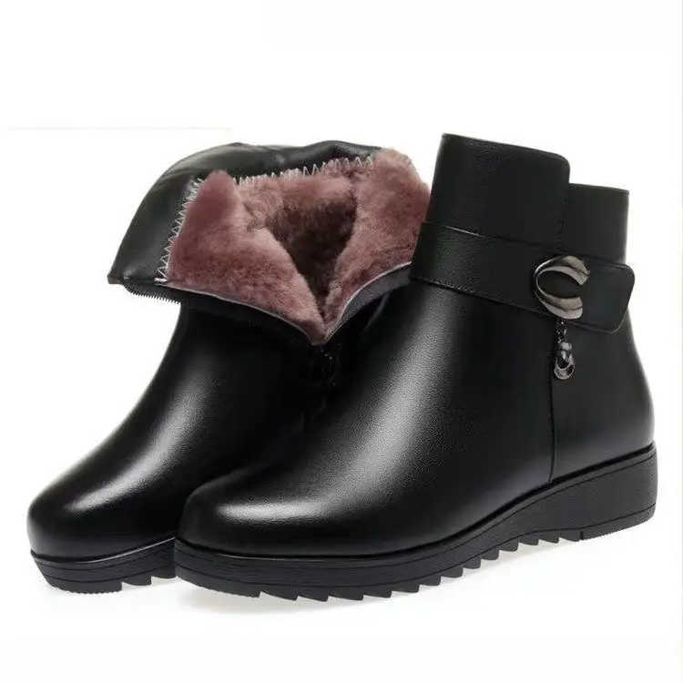 Women Winter Velvet Boots with Soft Soles