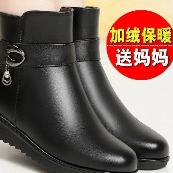 Women Winter Velvet Boots with Soft Soles