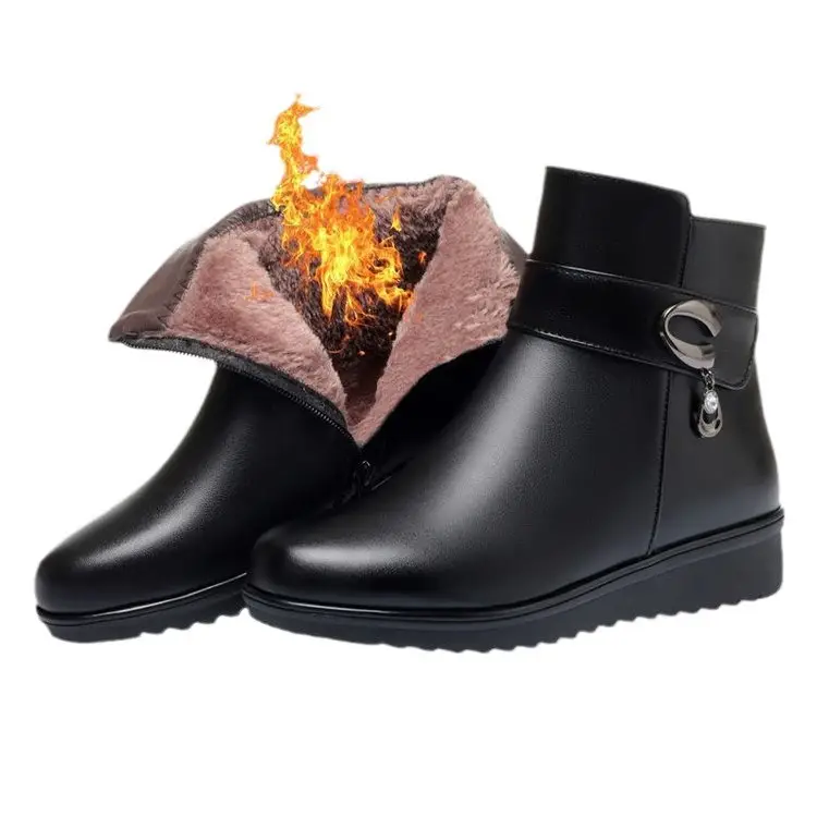 Women Winter Velvet Boots with Soft Soles