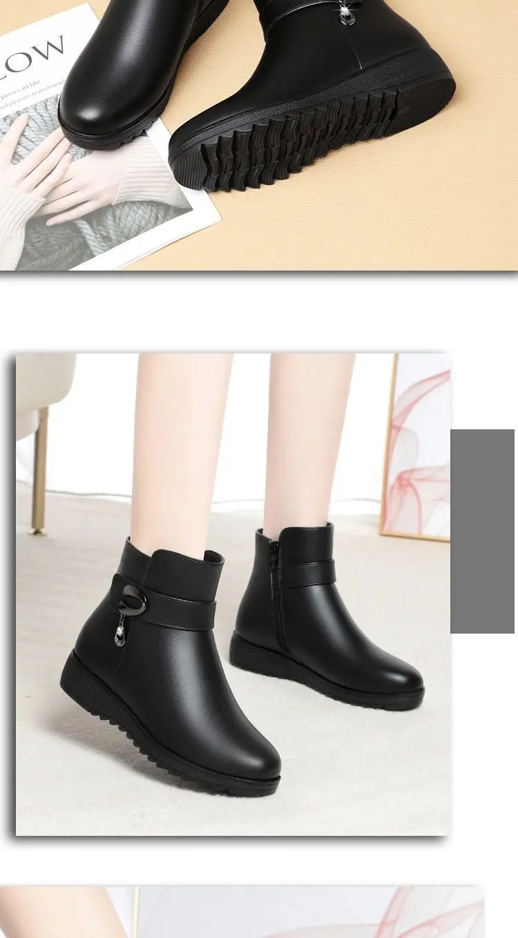 Women Winter Velvet Boots with Soft Soles — feature 6