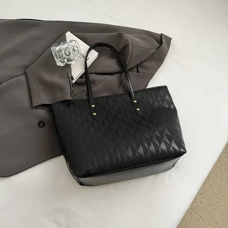 Women's White Quilted Shoulder Bag 2024 Spring Summer Korean Style - Image 2