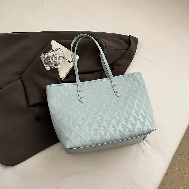 Women's White Quilted Shoulder Bag 2024 Spring Summer Korean Style - Image 4