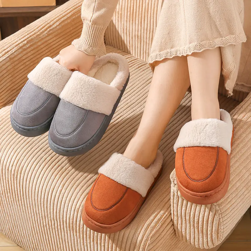 Cotton Warm Slippers for Women Winter Home - Image 31