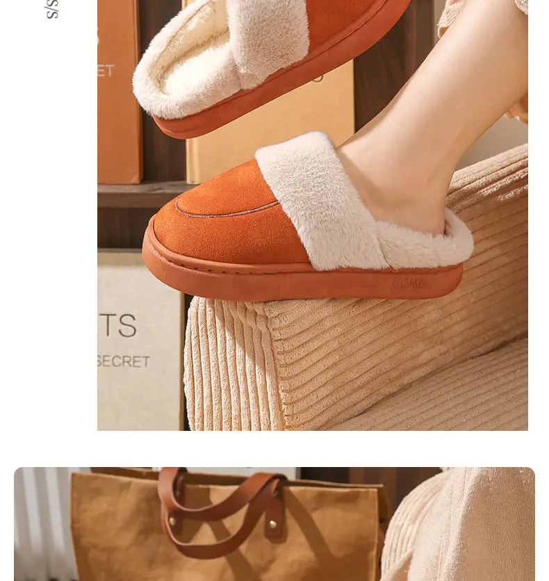 Cotton Warm Slippers for Women Winter Home — feature 16