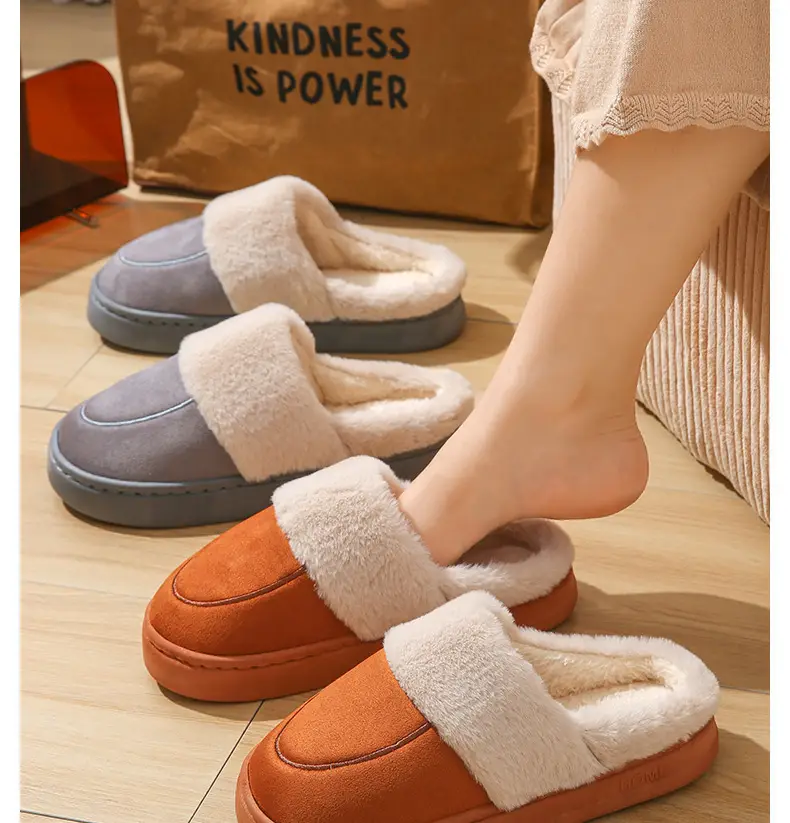 Cotton Warm Slippers for Women Winter Home — feature 17