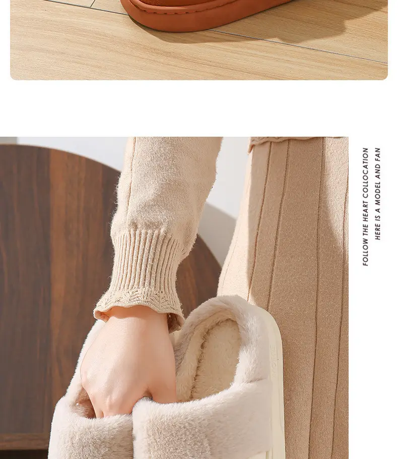 Cotton Warm Slippers for Women Winter Home — feature 18