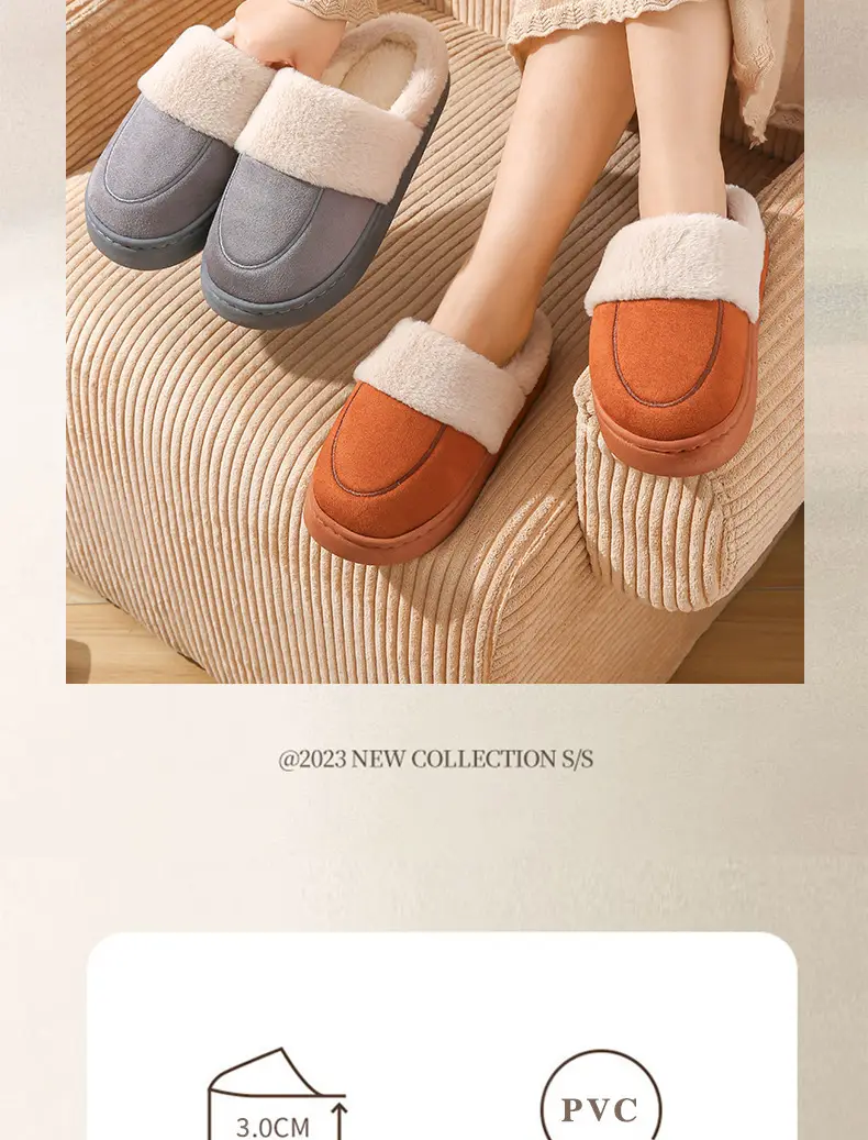Cotton Warm Slippers for Women Winter Home — feature 4