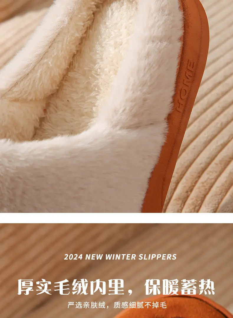 Cotton Warm Slippers for Women Winter Home — feature 8