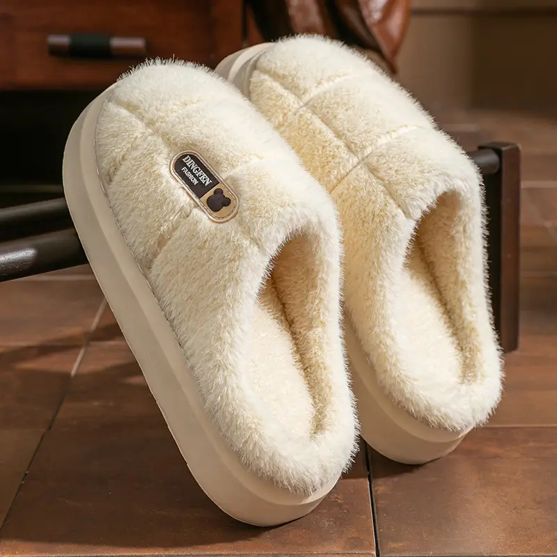 Cotton Warm Slippers for Women Winter Home - Image 10