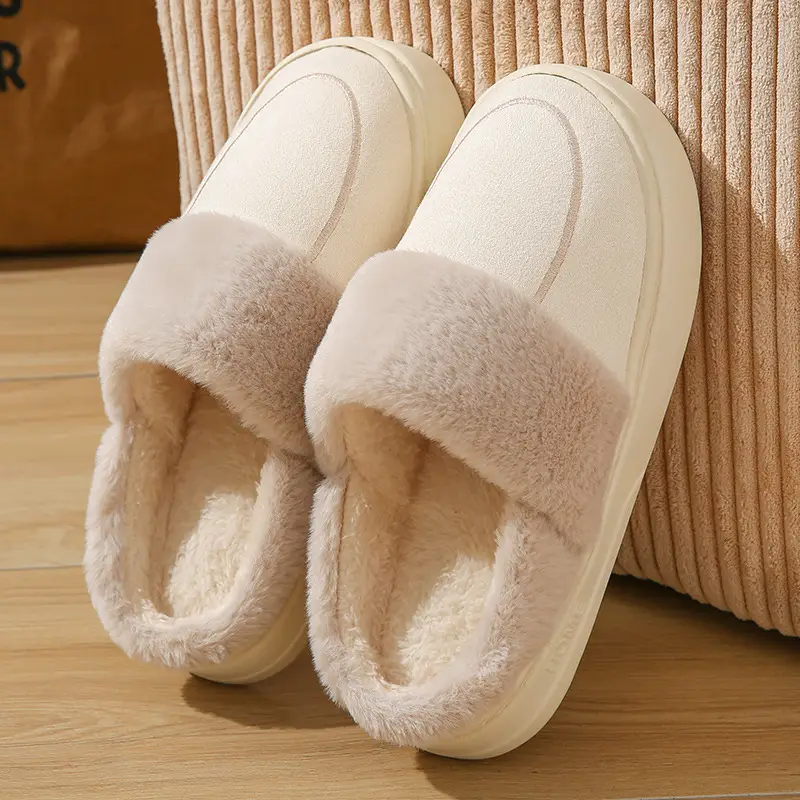 Cotton Warm Slippers for Women Winter Home - Image 2