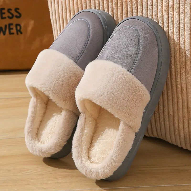 Cotton Warm Slippers for Women Winter Home - Image 3