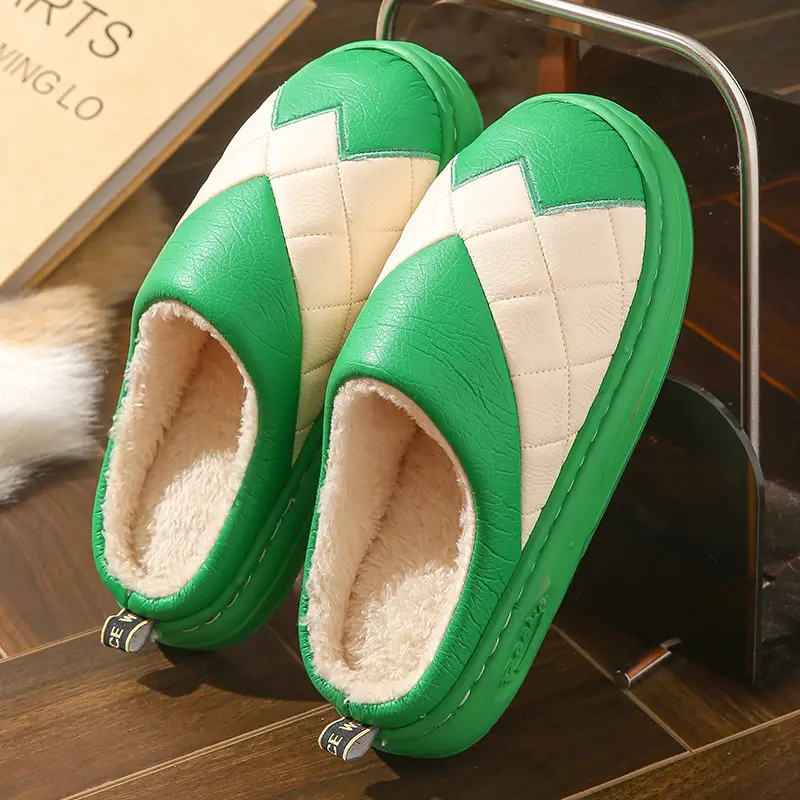 Cotton Warm Slippers for Women Winter Home - Image 5