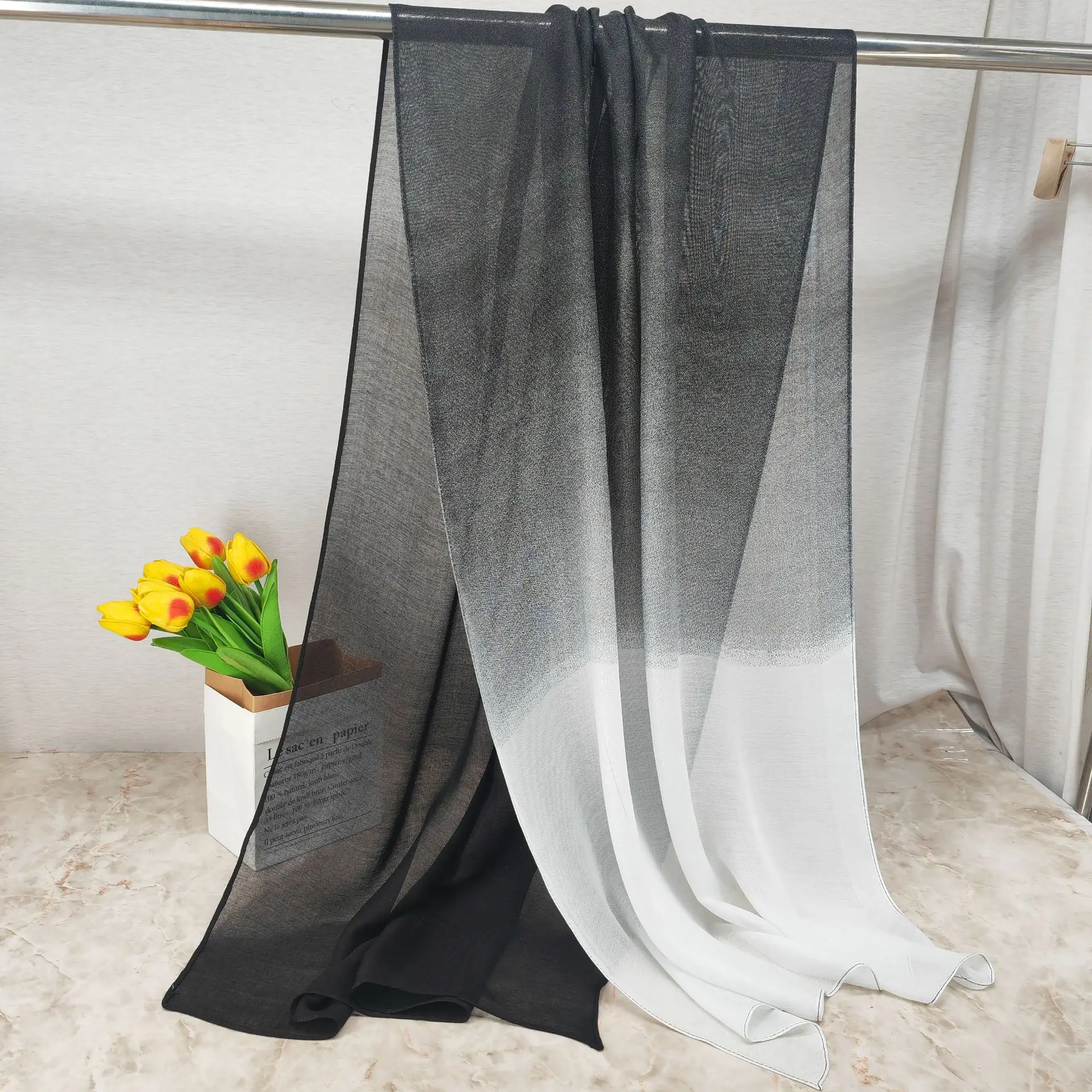 2024 Bamboo Gradient Scarf for Men - Image 11
