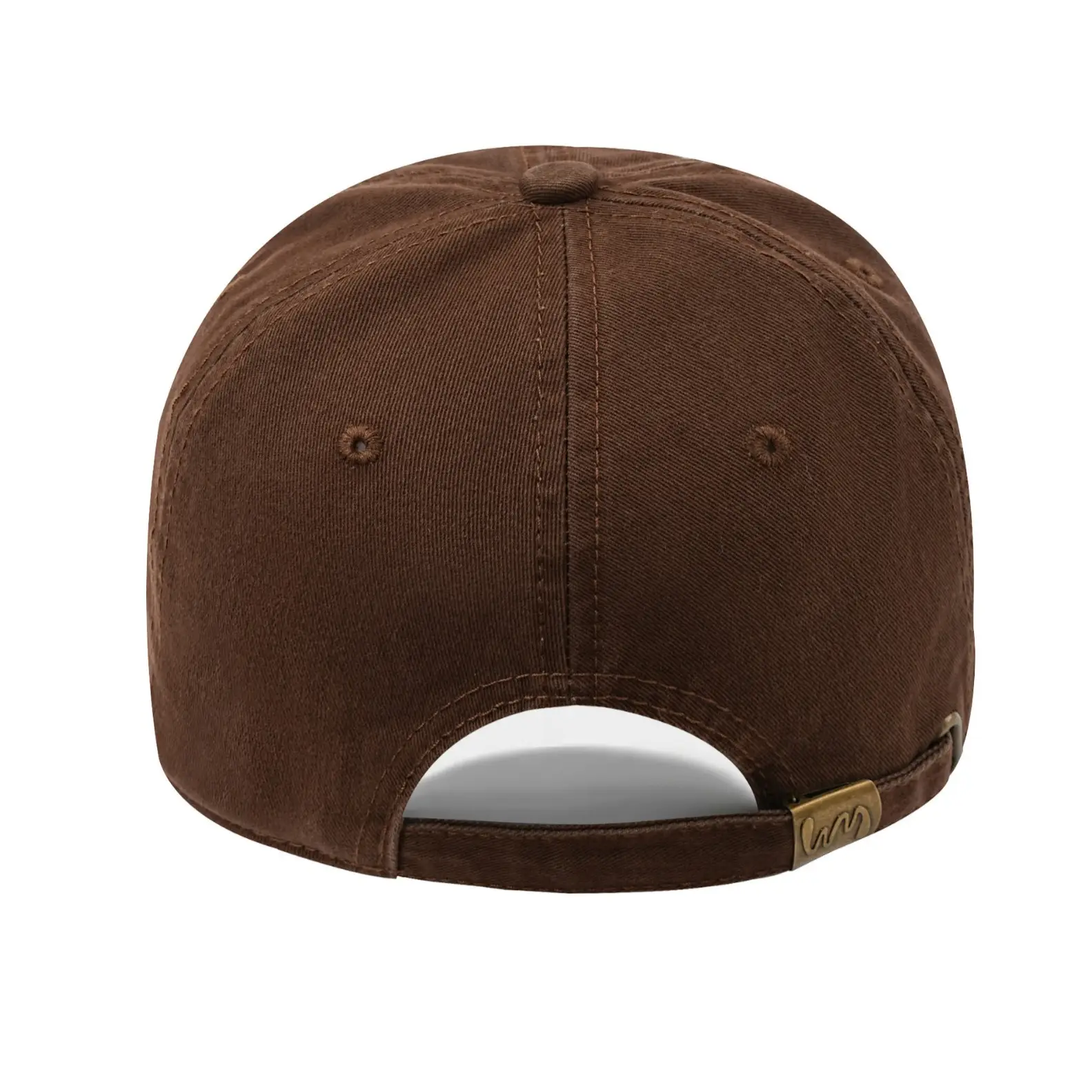 Maroon Washed Cotton Baseball Cap for Men - Image 13