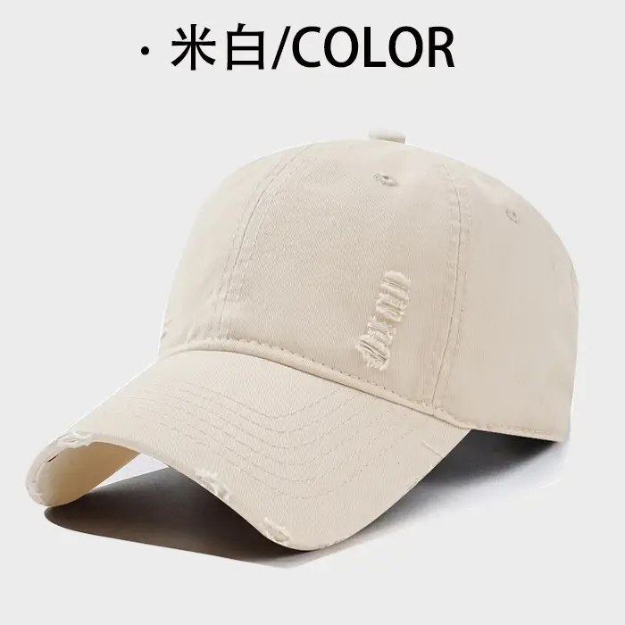 Maroon Washed Cotton Baseball Cap for Men - Image 5