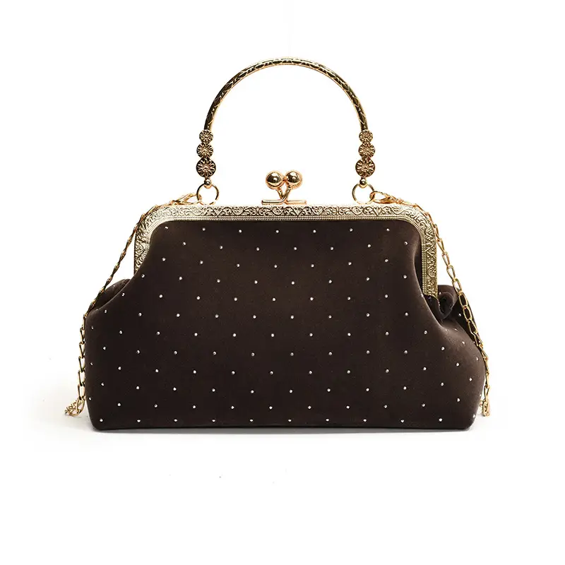 2024 Autumn Fashion Women's Handbags Black Red Maroon - Image 3