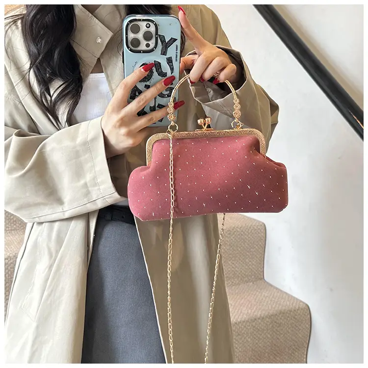 2024 Autumn Fashion Women's Handbags Black Red Maroon — feature 12