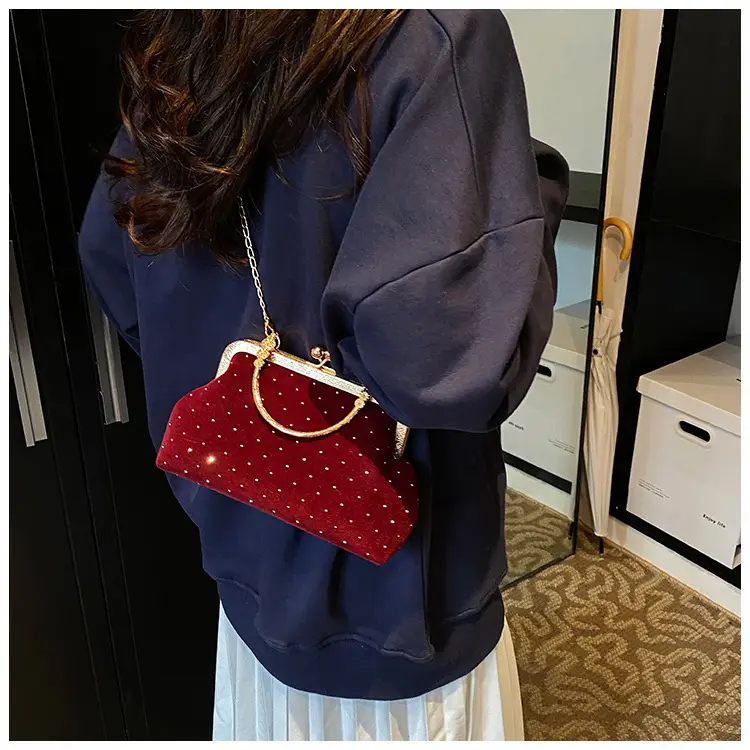 2024 Autumn Fashion Women's Handbags Black Red Maroon — feature 19