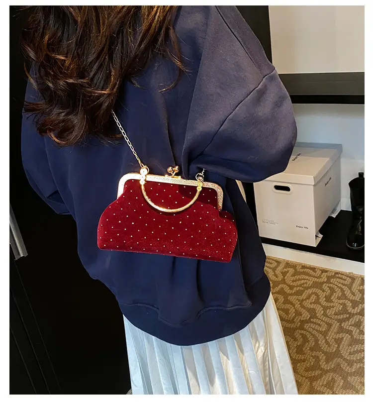 2024 Autumn Fashion Women's Handbags Black Red Maroon — feature 2