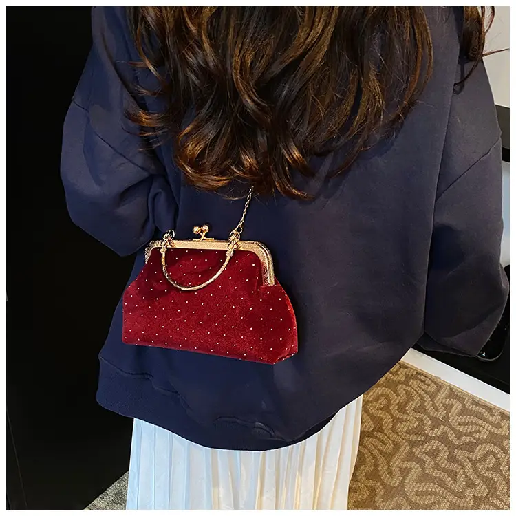 2024 Autumn Fashion Women's Handbags Black Red Maroon — feature 20