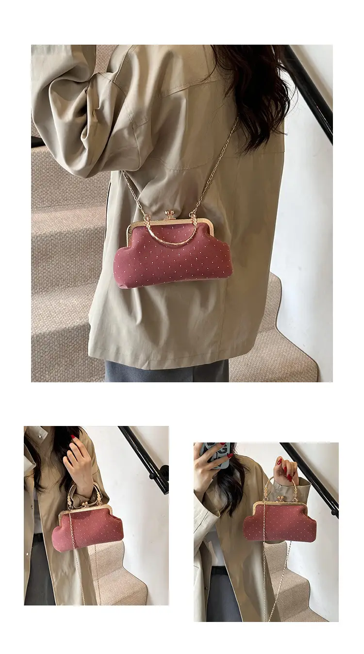 2024 Autumn Fashion Women's Handbags Black Red Maroon — feature 23
