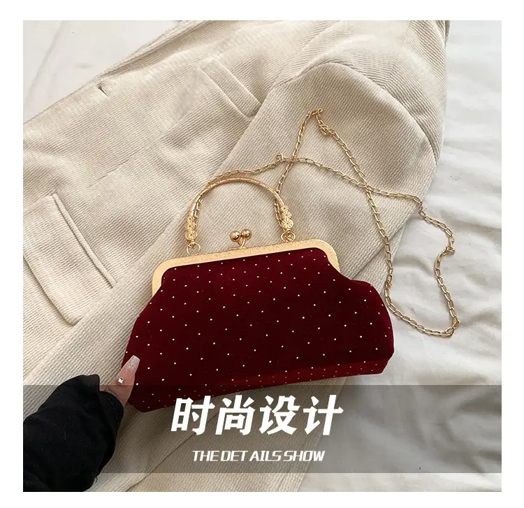 2024 Autumn Fashion Women's Handbags Black Red Maroon — feature 6
