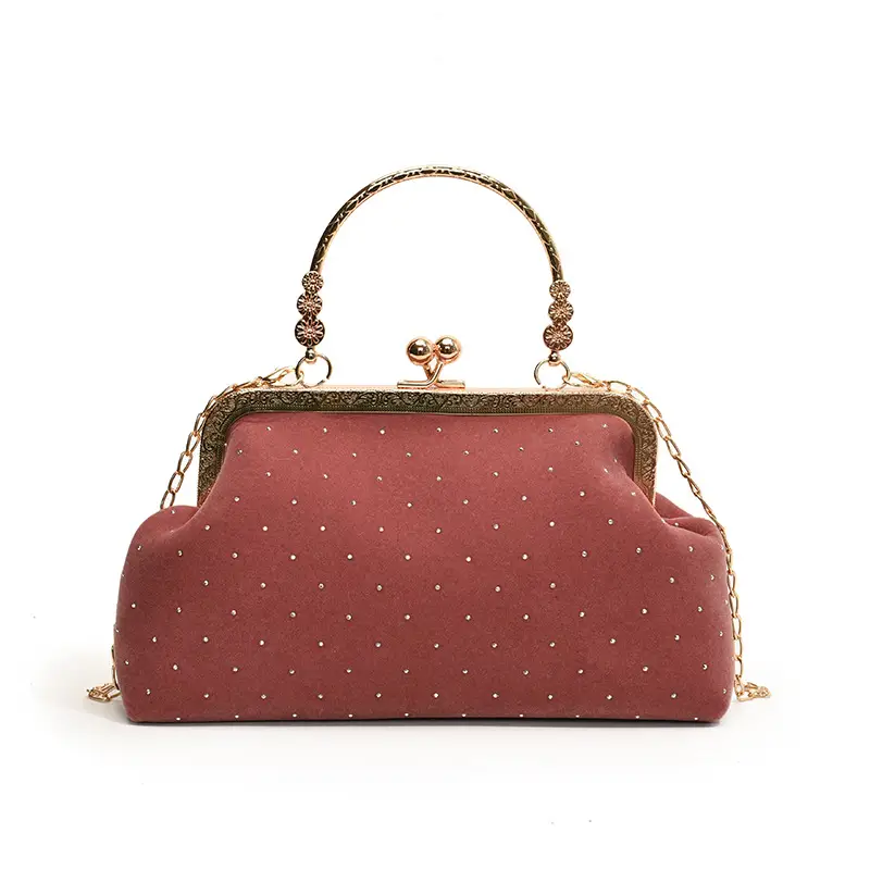 2024 Autumn Fashion Women's Handbags Black Red Maroon - Image 4