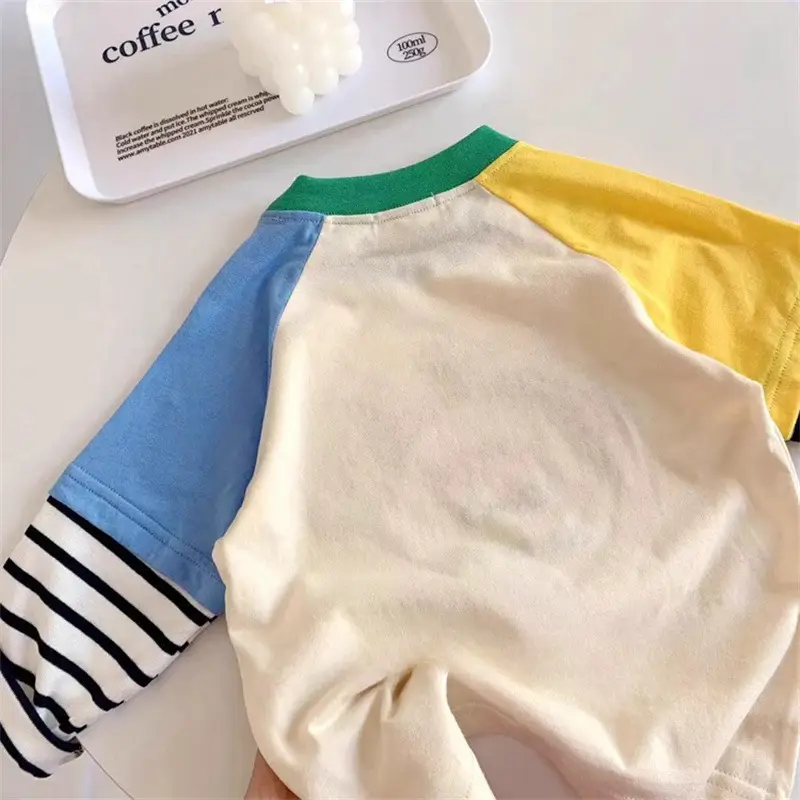 Little Bear Cartoon T-Shirt for Girls Cotton Autumn — feature 12