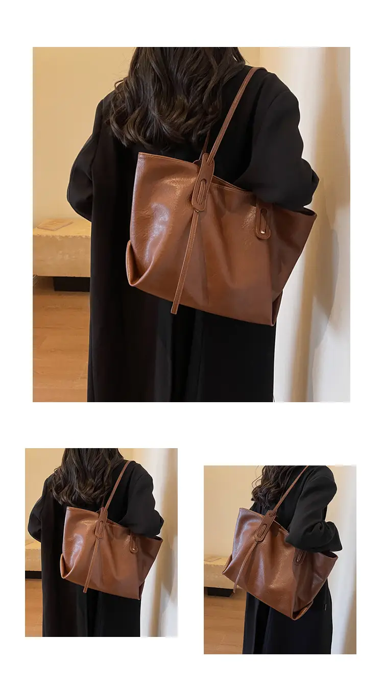 Trendy Brown Soft Shoulder Bag for Women 2026 β feature 10