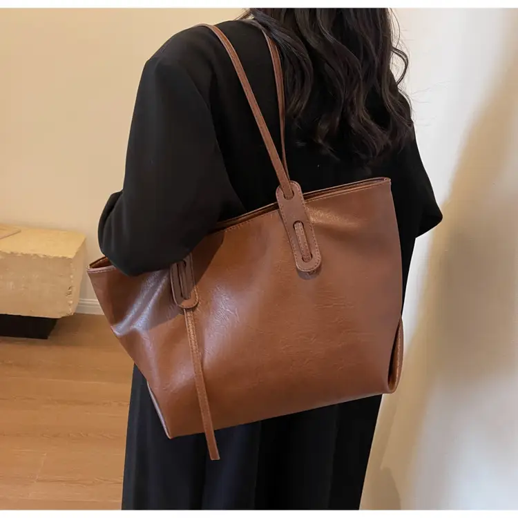 Trendy Brown Soft Shoulder Bag for Women 2026 β feature 14
