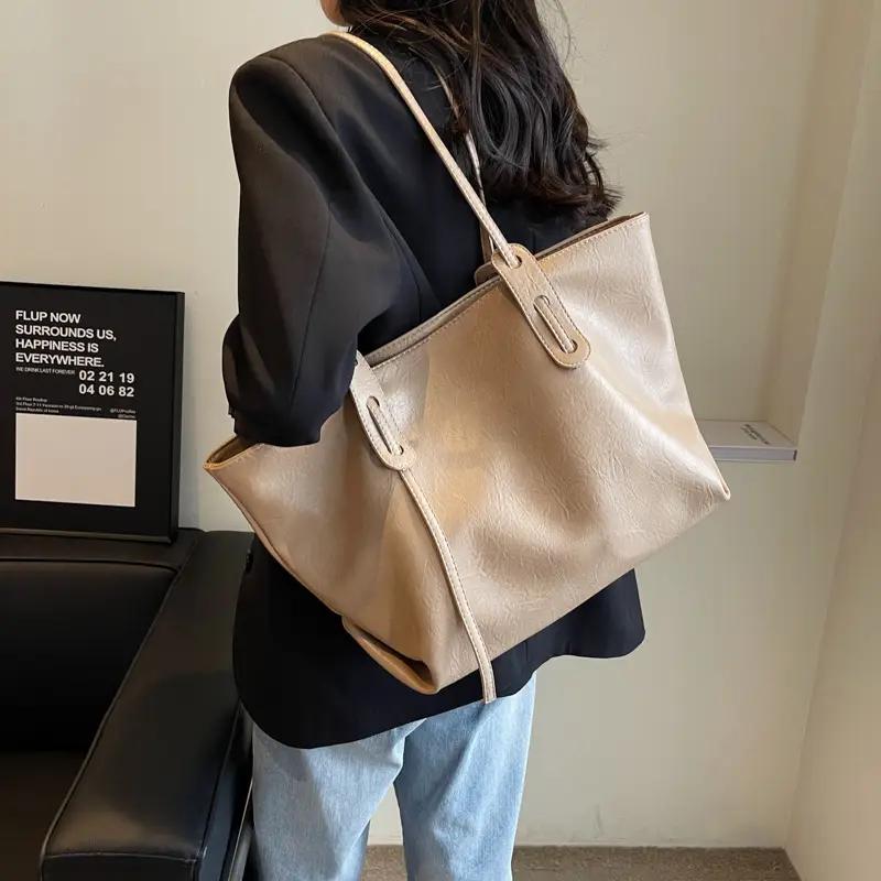 Trendy Brown Soft Shoulder Bag for Women 2026 - Image 4