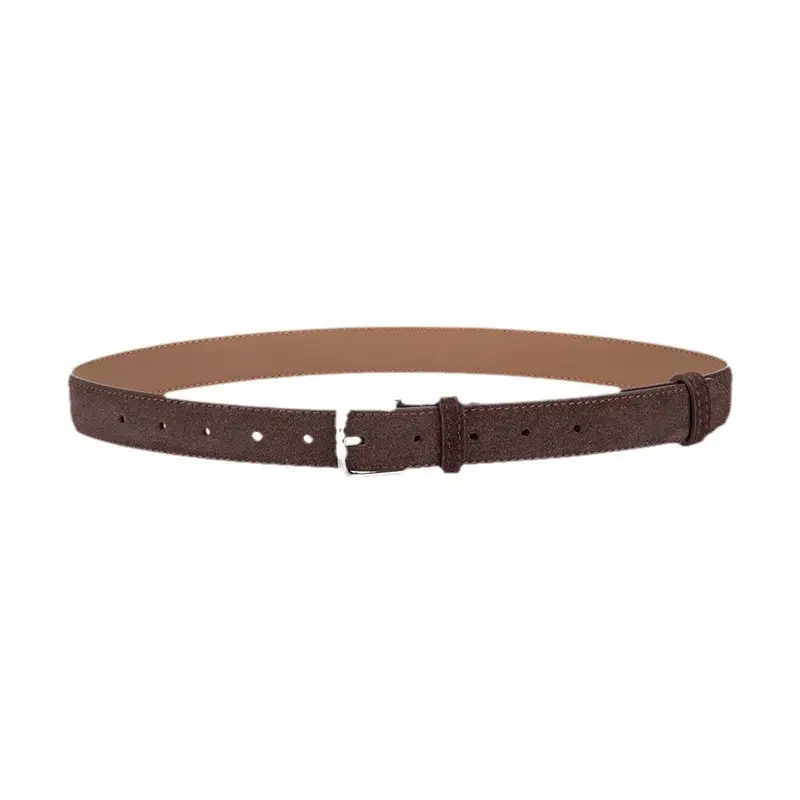 New Genuine Leather Women's Belt with Alloy Buckle
